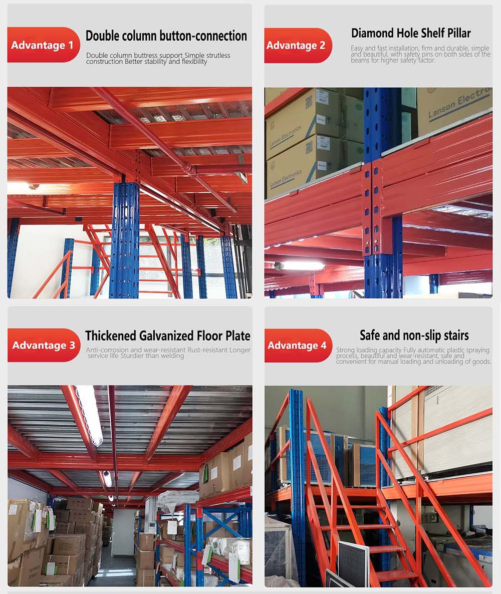 Mezzanine Racking Detail Advantage