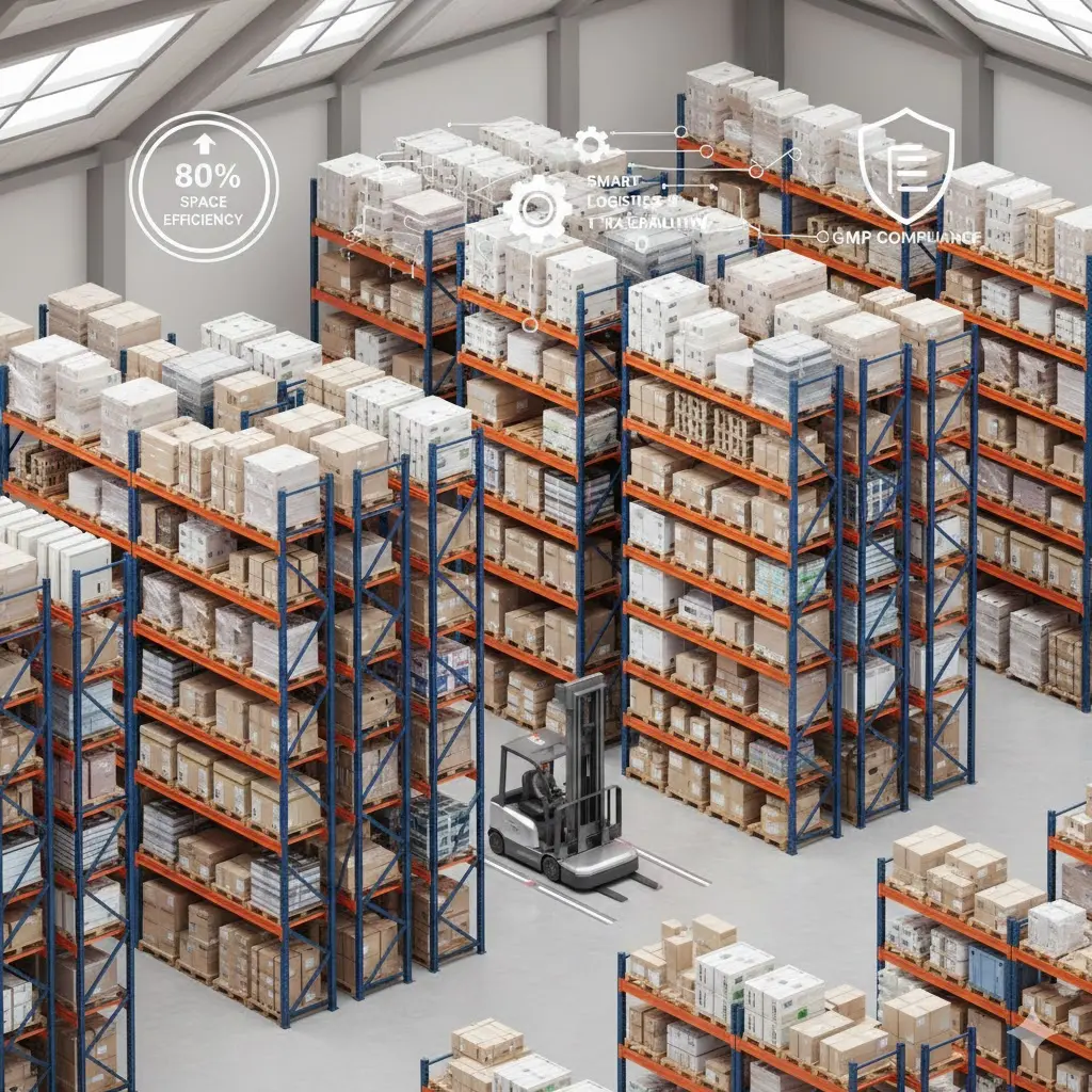 Which industries are pallet racks suitable for?